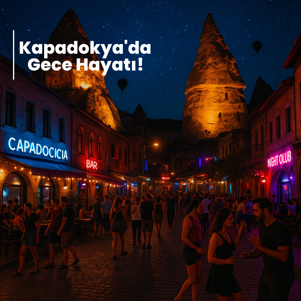 Kapadokya'da Gece Hayatı! Nereye Gidilir,Ne Yenir, Nasıl Eğlenilir!