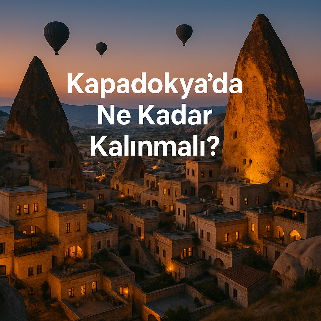 Kapadokya'da Ne Kadar Kalınmalı?